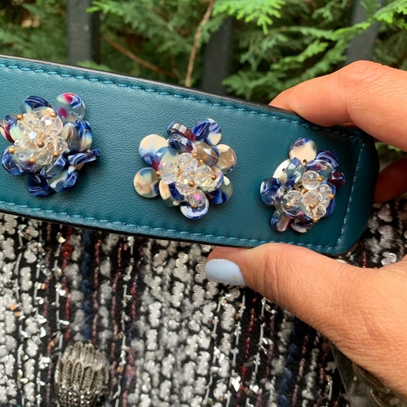 Authentic KURT GEIGER LONDON TWEED/leather Crosby - Picture 6 of 16